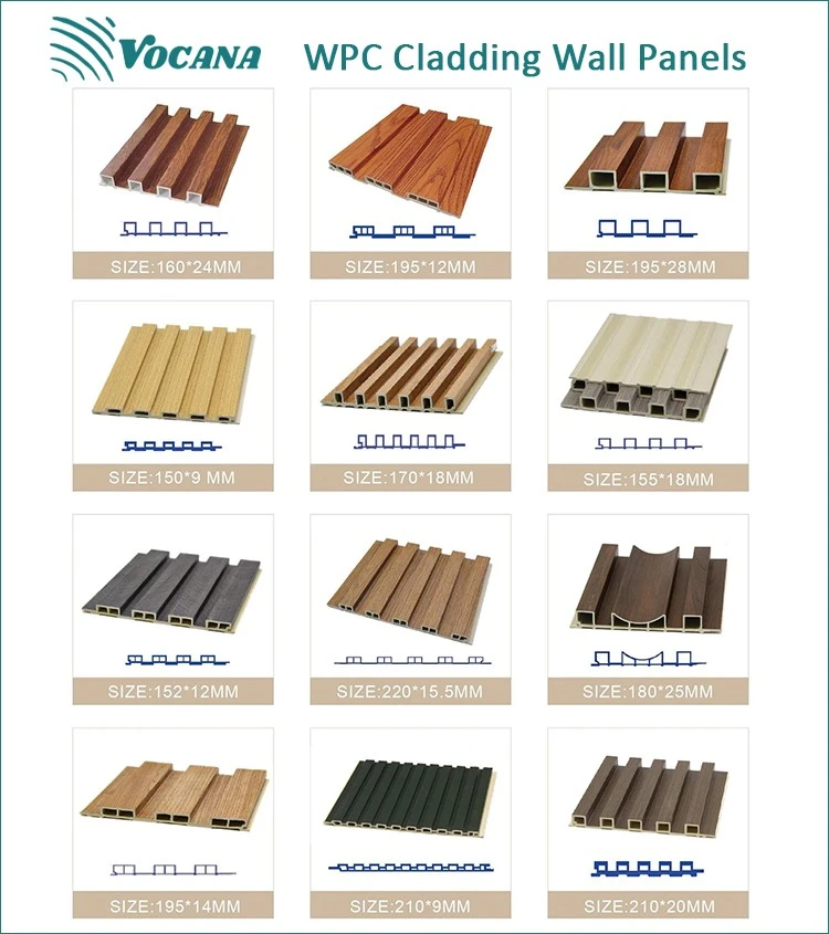 Custom Size WPC Cladding for Complex Facades | Vocana suppliers